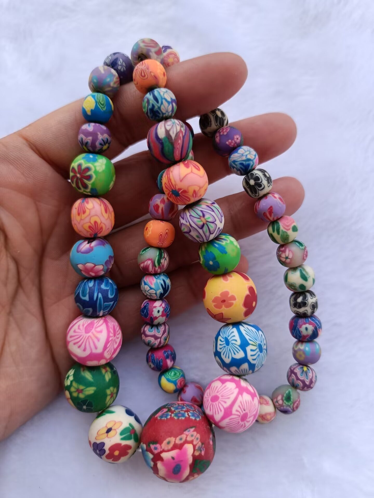 S04 clay beads  bracelet diy wholesale by weight