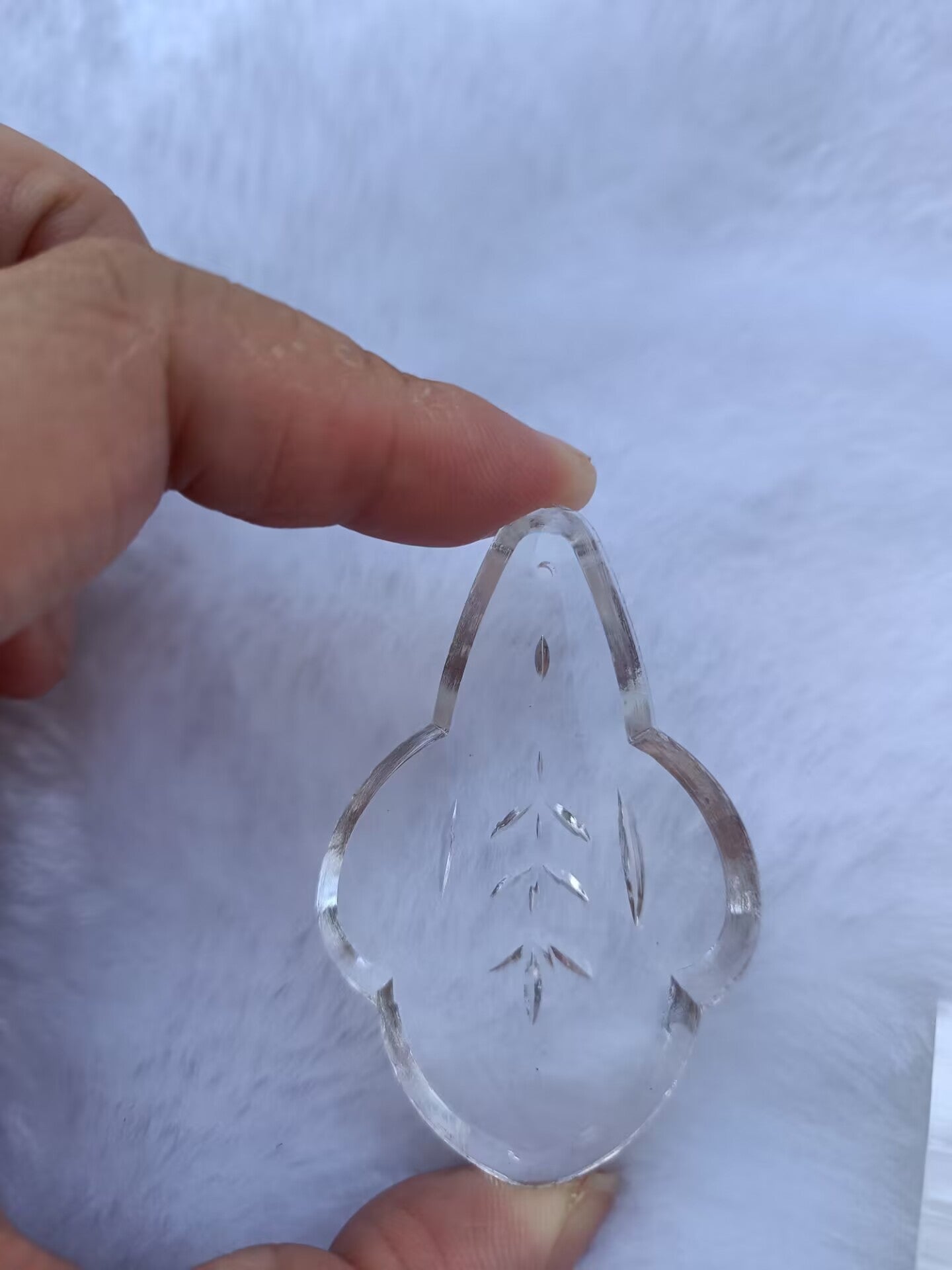 S02 glass charms transparent diy beads suncatcher materials wholesale