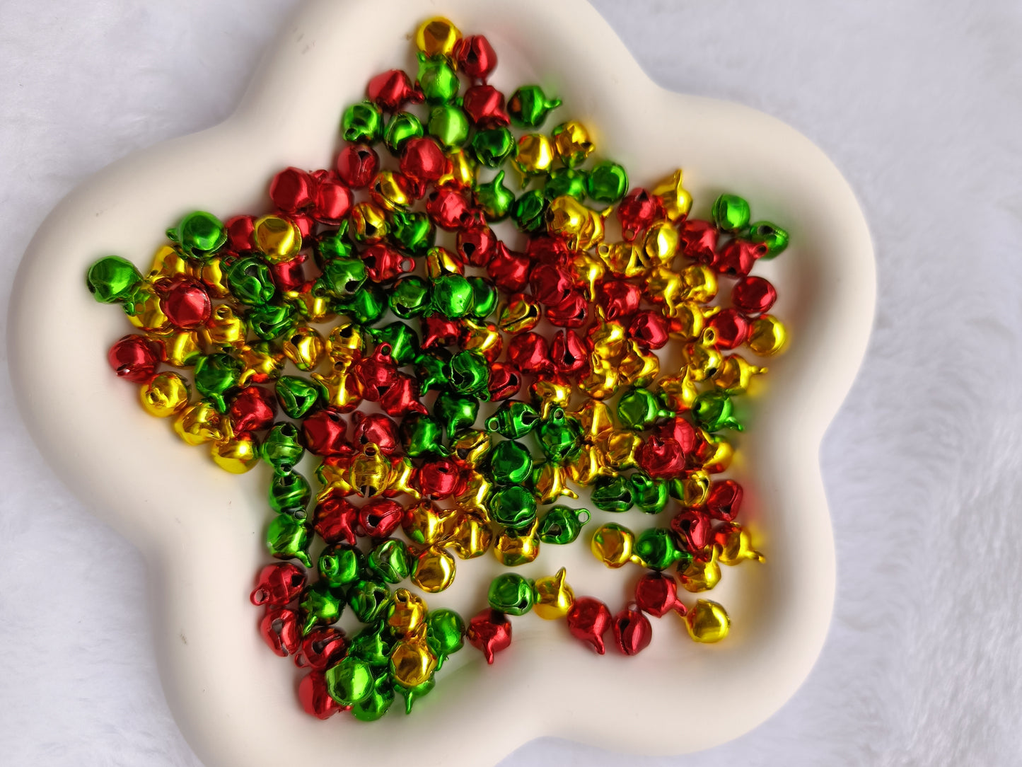 S1012 ring ring bells diy materials wholesale by weight red green yellow mixed