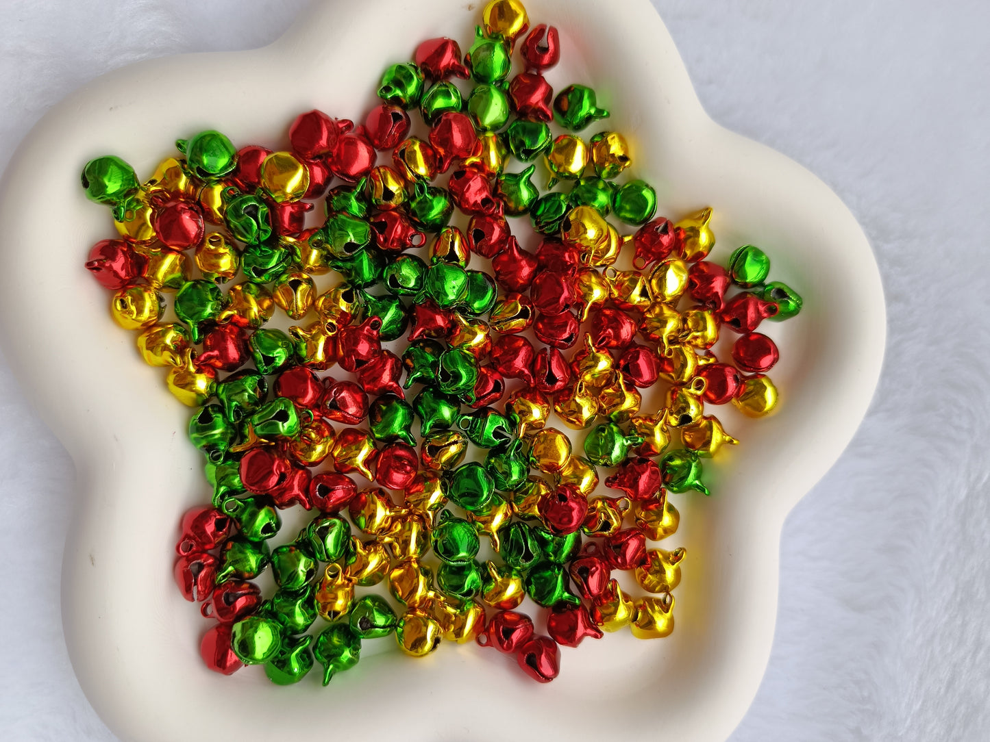 S1012 ring ring bells diy materials wholesale by weight red green yellow mixed