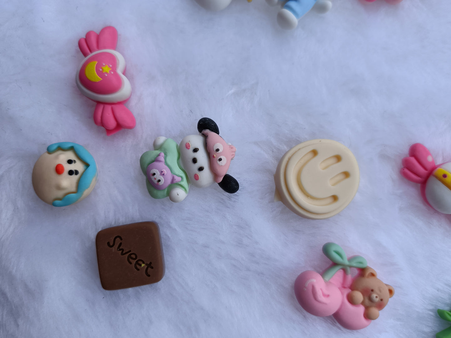 S10132 DIY charms resin charms by weight wholseale mixed design  mixed color random